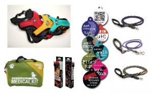 Collage of the 5 Best Safety-Related Gifts for Dogs